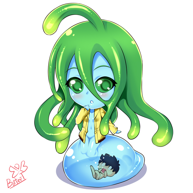 suu and kurusu kimihito (monster musume no iru nichijou) drawn by butter-t