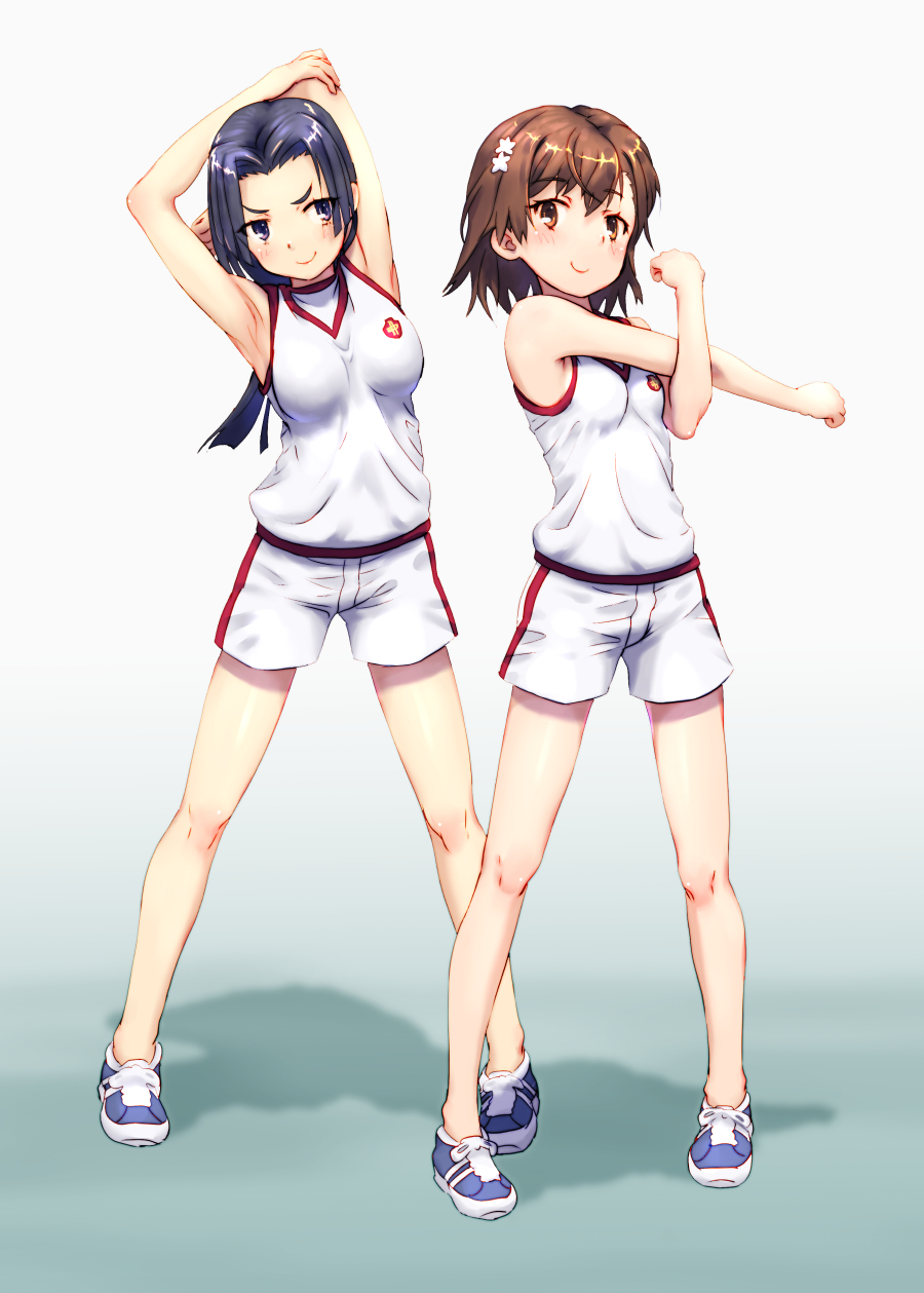 Misaka Mikoto And Kongou Mitsuko Toaru Majutsu No Index And 1 More Drawn By Raika9 Danbooru