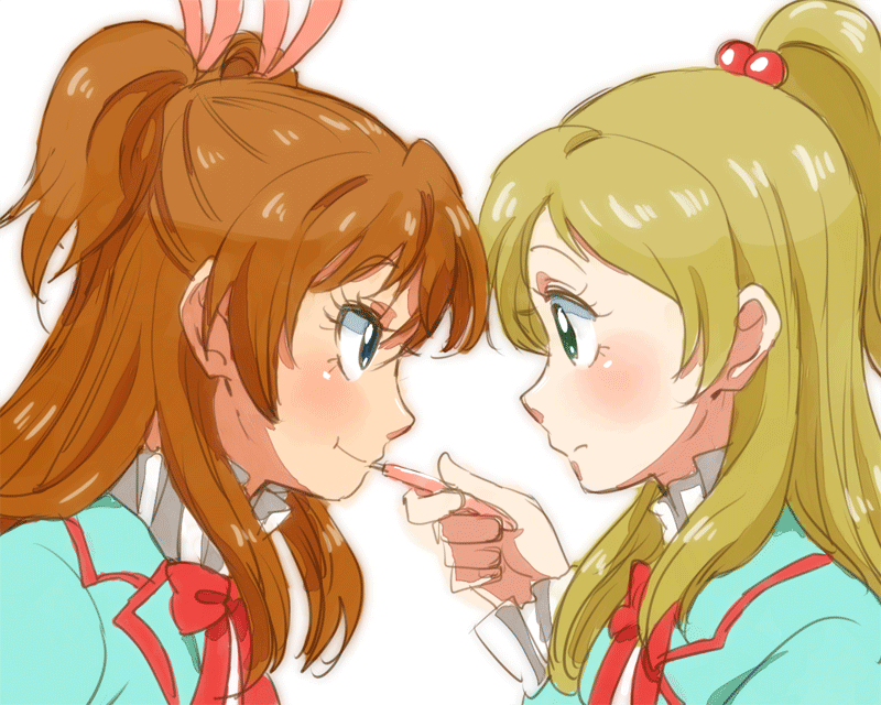 houjou hibiki and minamino kanade (precure and 1 more) drawn by azuma_yukihiko