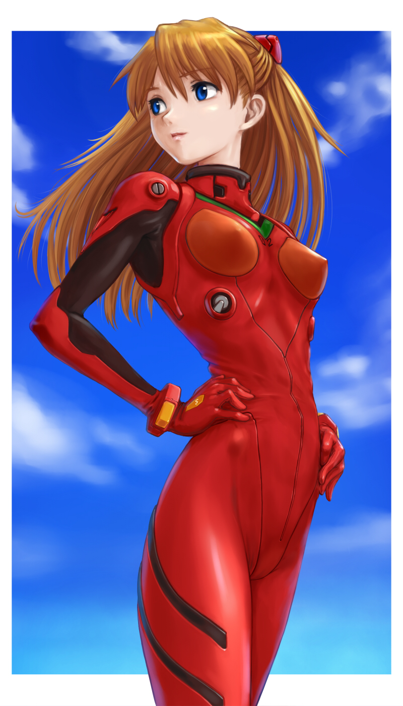 souryuu asuka langley (neon genesis evangelion) drawn by rasukaru