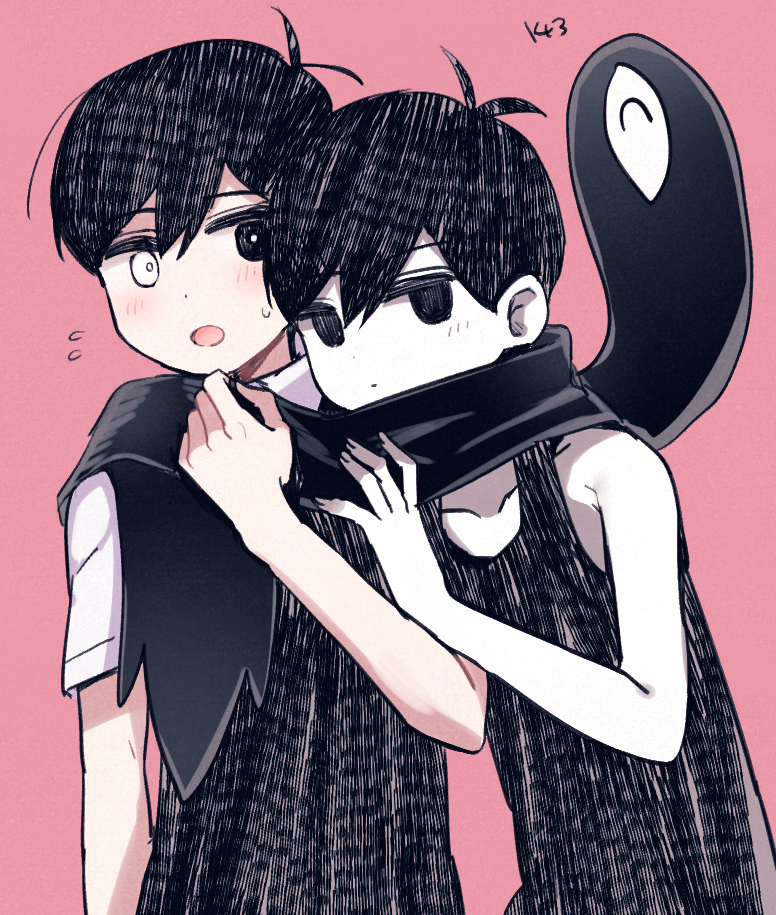 sunny, omori, and something (omori) drawn by yutsu