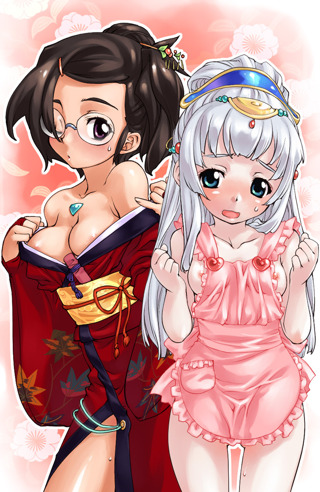 sana and anyesu (shogun8) drawn by myuracchi_(ayashii_hon'ya)