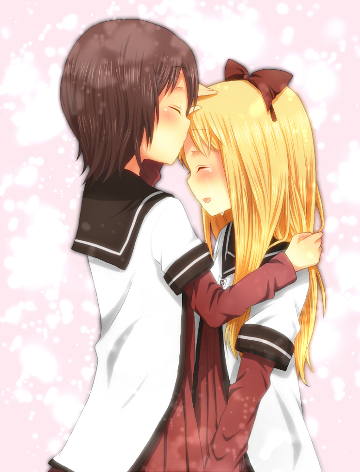 toshinou kyouko and funami yui (yuruyuri) drawn by sa_ioio
