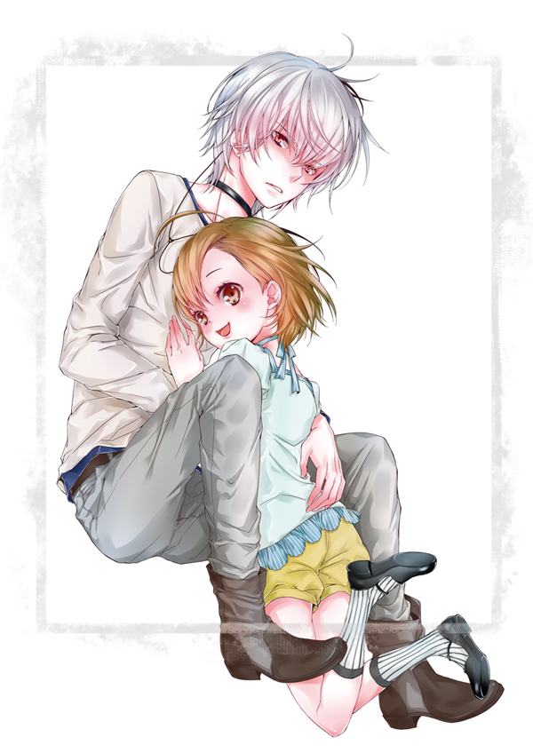 accelerator and last order (toaru majutsu no index) drawn by kadaka_(9m)