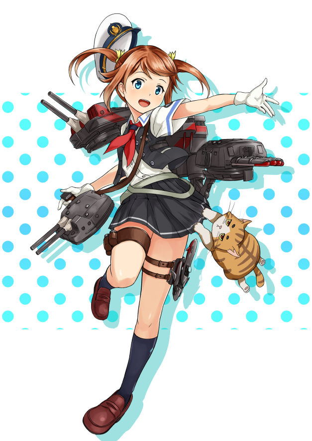 misaki akeno and isoroku (kantai collection and 1 more) drawn by gamyuu_(gamyu)