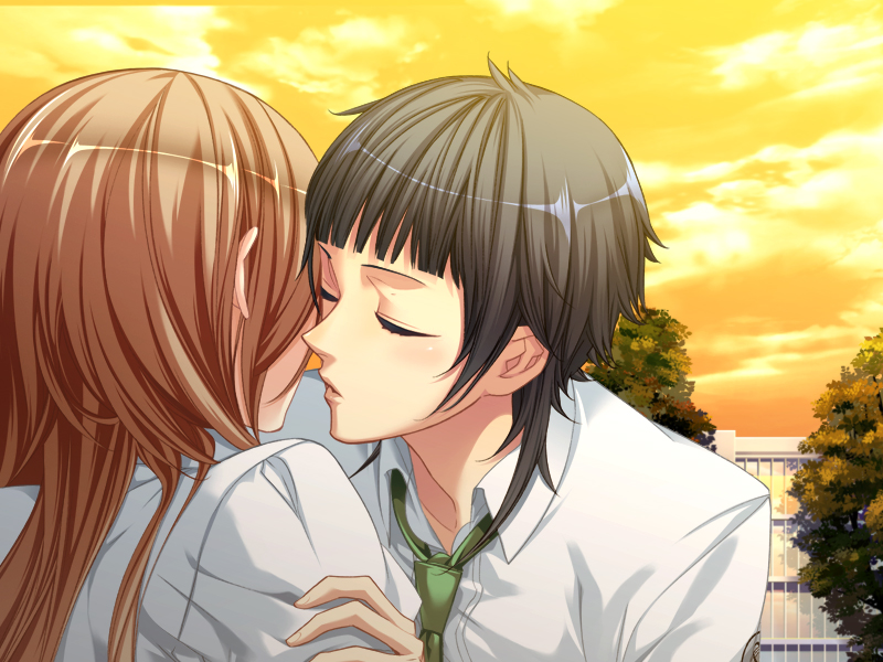 yahisa tsukiko and kinose azusa (starry sky) drawn by kazuaki