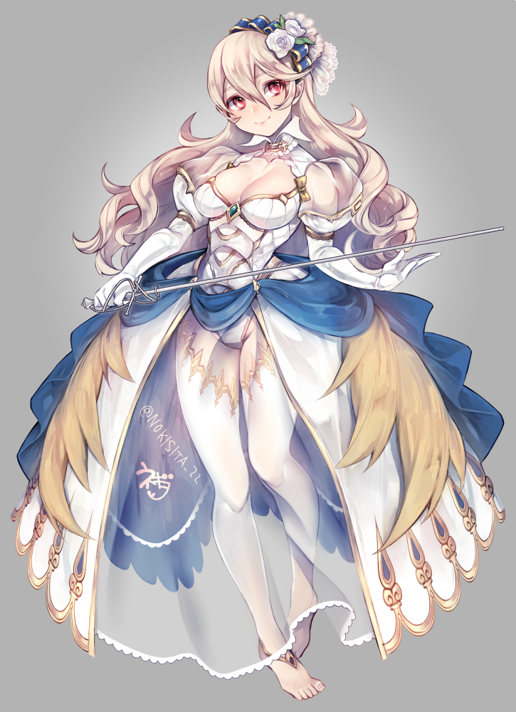 female corrin (fire emblem and 2 more) drawn by negiwo