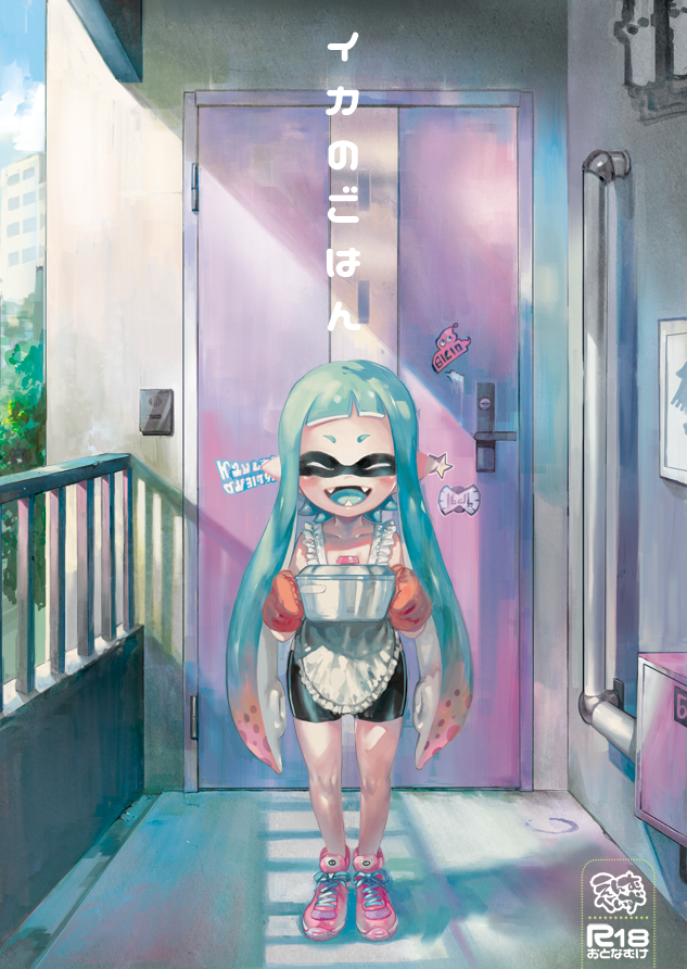 inkling player character and inkling girl (splatoon and 1 more) drawn by yousuke_(yosk)