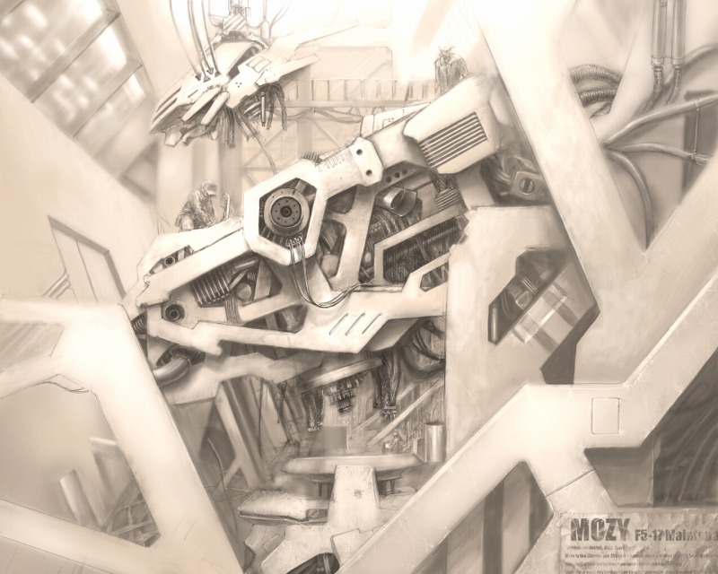 armored core drawn by mozuo