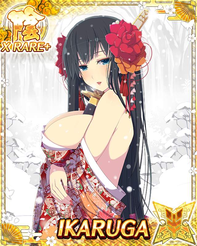 ikaruga (senran kagura and 1 more) drawn by yaegashi_nan