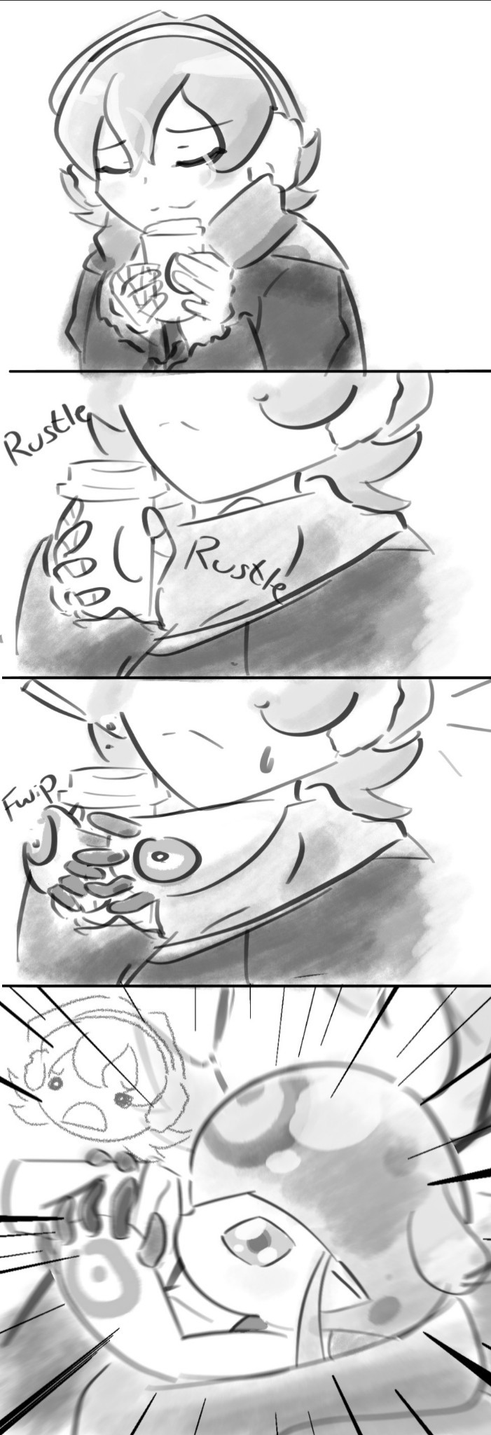 jellymon and higashimitarai kiyoshiro (digimon and 1 more) drawn by tezuze