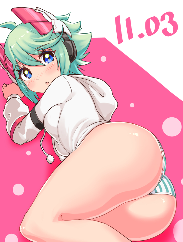 roro (azure striker gunvolt) drawn by cougar_(cougar1404)