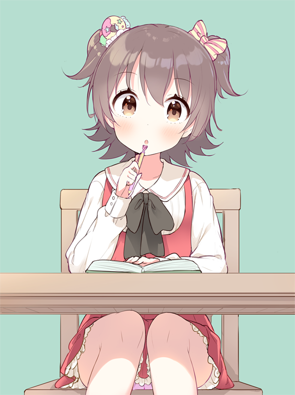 akagi miria (idolmaster and 1 more) drawn by yazawa_oke