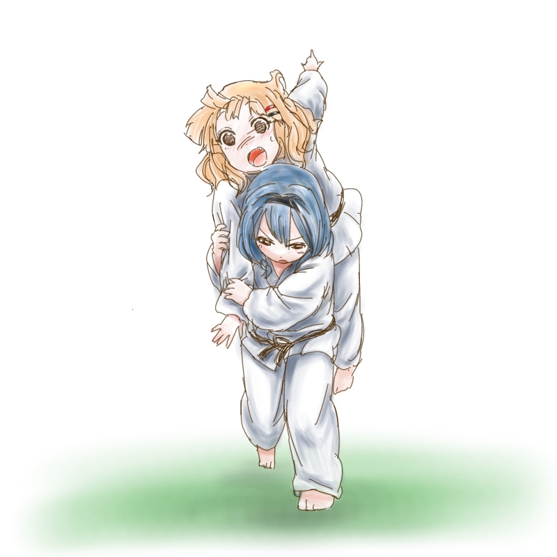 oomuro sakurako and furutani himawari (yuruyuri) drawn by syou_(endemic_species)