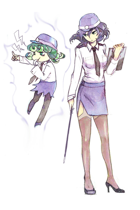 tatsumaki and fubuki (one-punch man) drawn by jolin0323