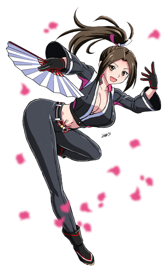 shiranui mai (fatal fury and 1 more) drawn by yonecchi