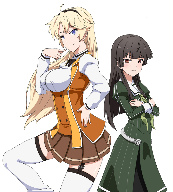 juujou hiyori and kohagura ellen (toji no miko) drawn by yoshida_keiji