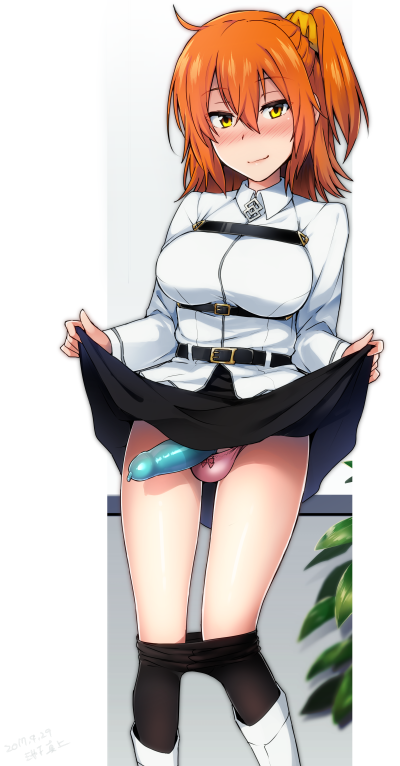 fujimaru ritsuka (fate and 1 more) drawn by ikeshita_moyuko