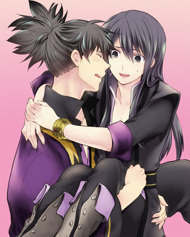 yuri lowell and raven (tales of and 1 more) drawn by mikou_(toromappo)