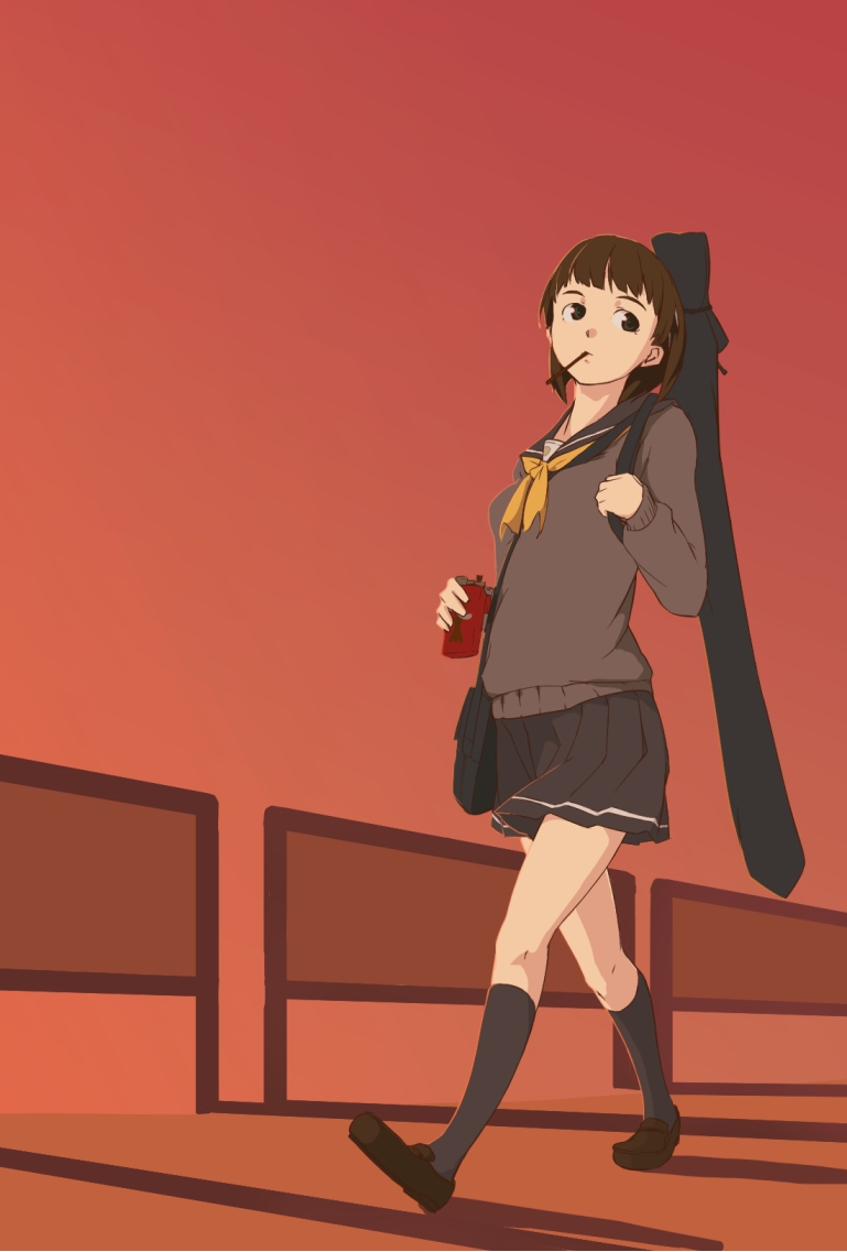 kirigaya suguha (sword art online) drawn by ipponshimeji