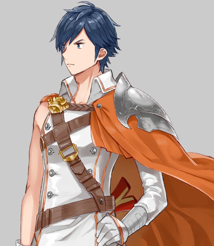 chrom (fire emblem and 1 more) drawn by menoko