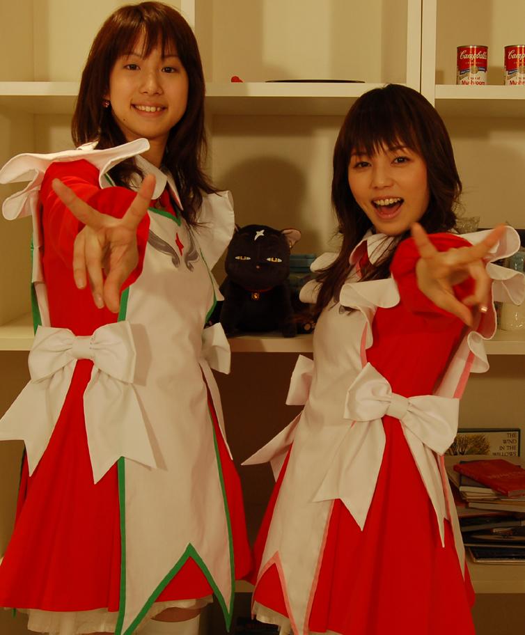 koshimizu ami and kikuchi mika (real life and 1 more)