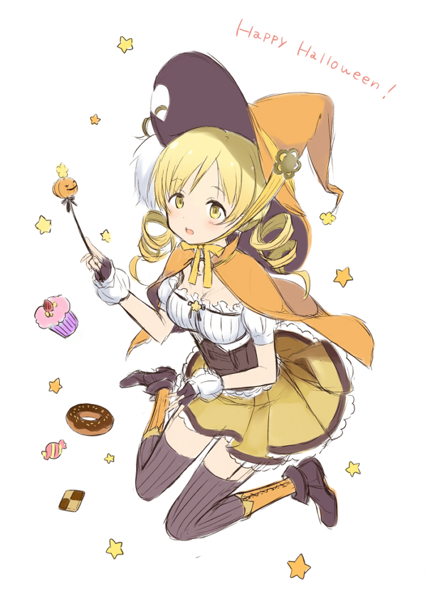 tomoe mami (mahou shoujo madoka magica) drawn by mijinkouka