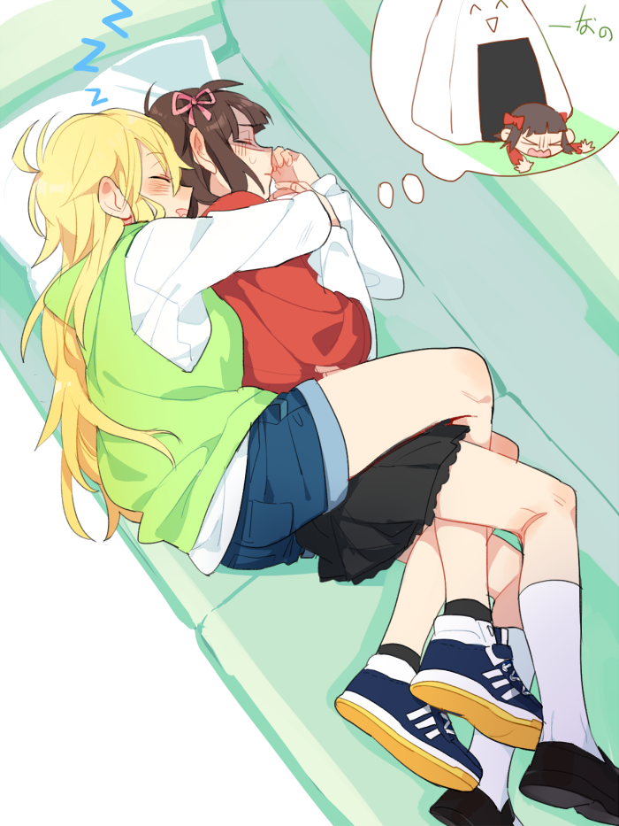 hoshii miki and amami haruka (idolmaster) drawn by d.y.x.