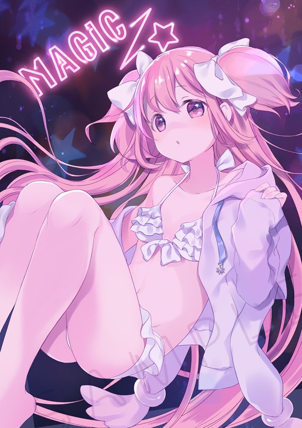 kaname madoka and ultimate madoka (mahou shoujo madoka magica) drawn by hinayuki_usa