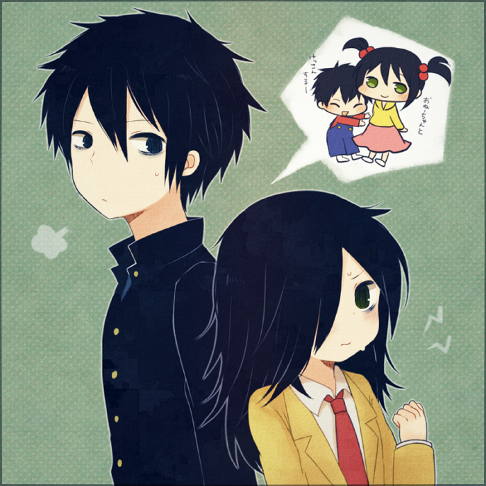 kuroki tomoko and kuroki tomoki (watashi ga motenai no wa dou kangaetemo omaera ga warui!) drawn by ayu_(mog)
