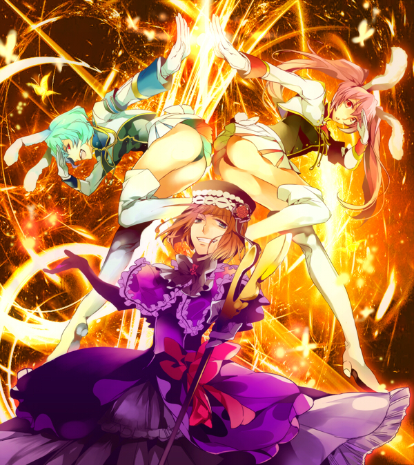 eva beatrice, chiester410, and chiester45 (umineko no naku koro ni) drawn by futaba_hazuki
