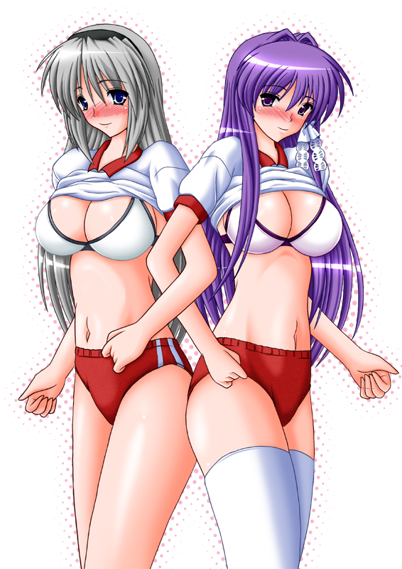 fujibayashi kyou and sakagami tomoyo (clannad) drawn by izumi_yayoi