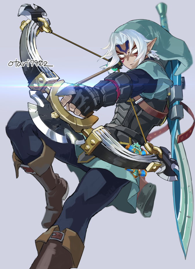 link and fierce deity (the legend of zelda and 1 more) drawn by indesign