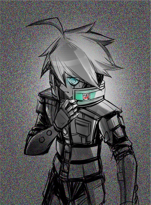 k1-b0 (danganronpa and 1 more) drawn by hungeronion