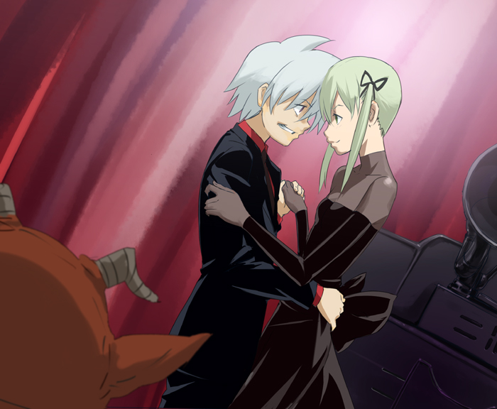 maka albarn and soul evans (soul eater) drawn by makacoon