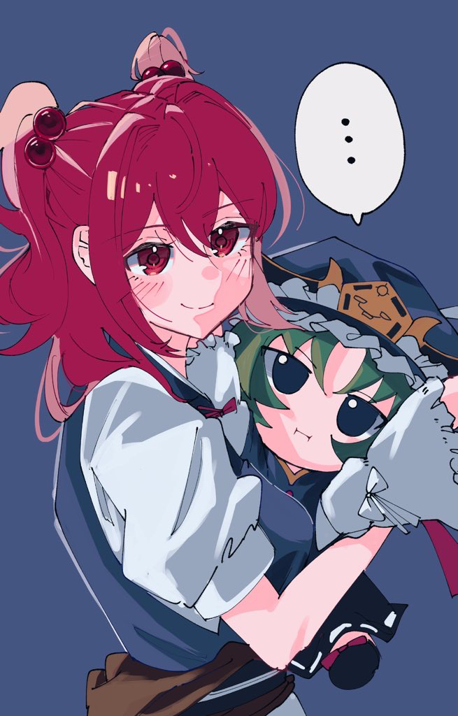 shiki eiki and onozuka komachi (touhou) drawn by eik_s2