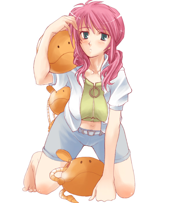 haro and feldt grace (gundam and 1 more) drawn by blue_(ao_maru)