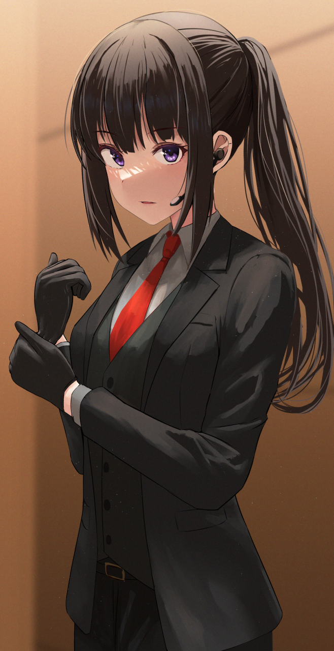 inoue takina (lycoris recoil) drawn by silver_bullet_(ecc12_8)