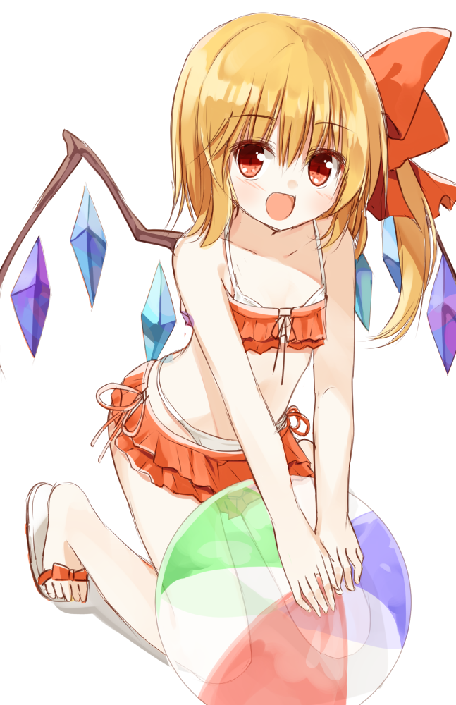 flandre scarlet (touhou) drawn by yuuhagi_(amaretto-no-natsu)