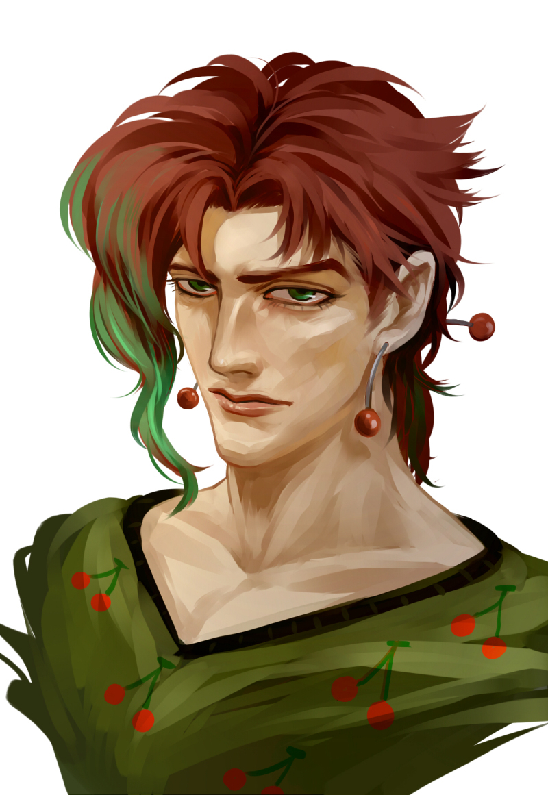 kakyoin noriaki (jojo no kimyou na bouken and 1 more) drawn by kilva_lollop