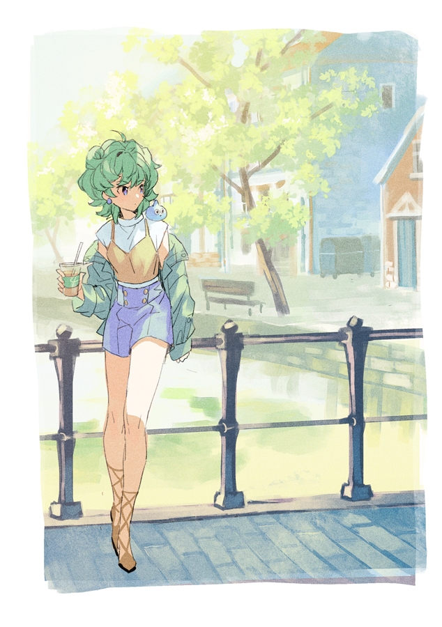 slime and heroine (dragon quest and 1 more) drawn by ebira