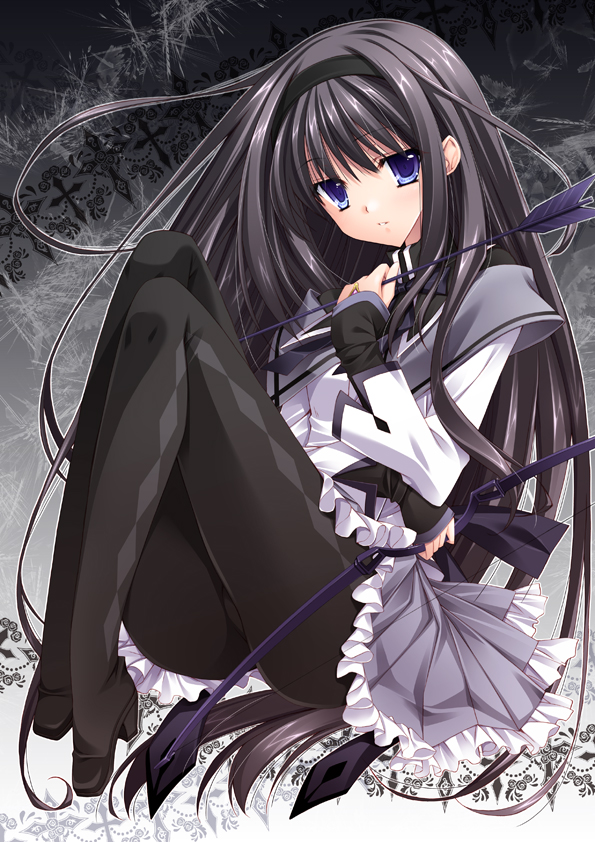 akemi homura (mahou shoujo madoka magica) drawn by hasegawa_yukino