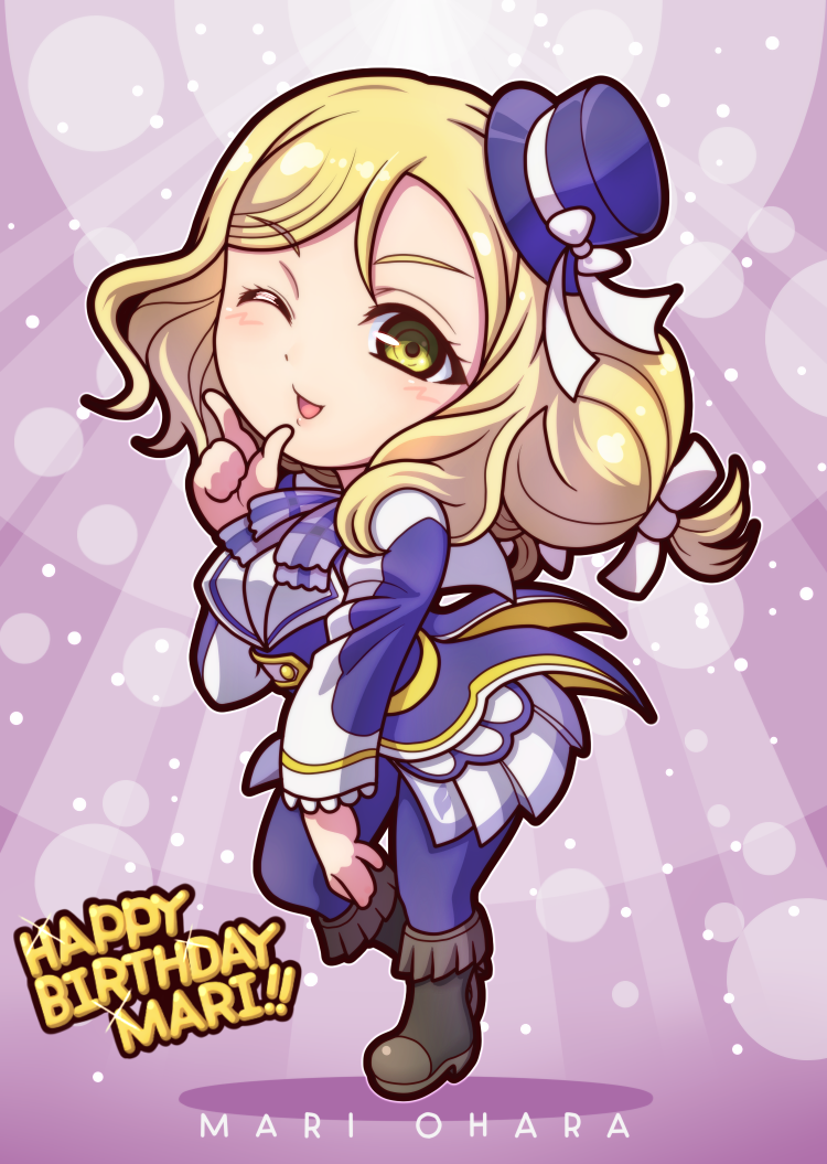 ohara mari (love live! and 2 more) drawn by miloku