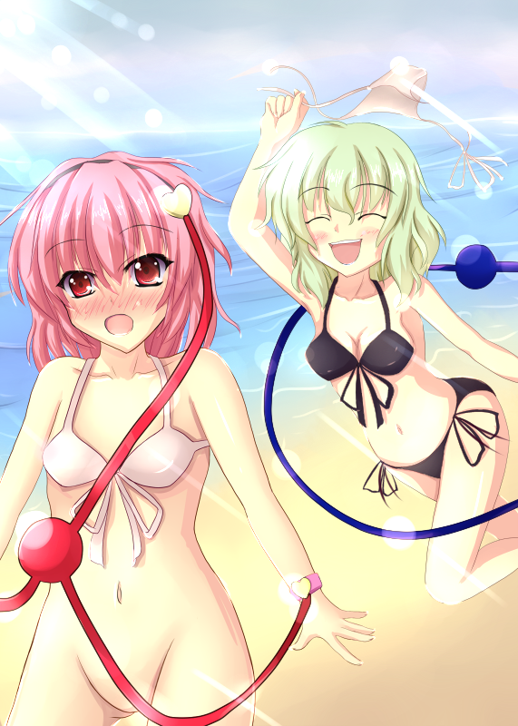 komeiji koishi and komeiji satori (touhou) drawn by kaima