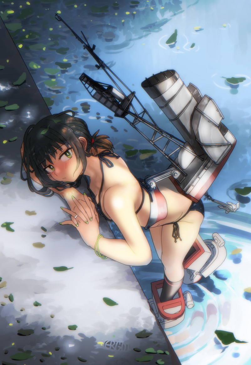 fubuki (kantai collection) drawn by ergot