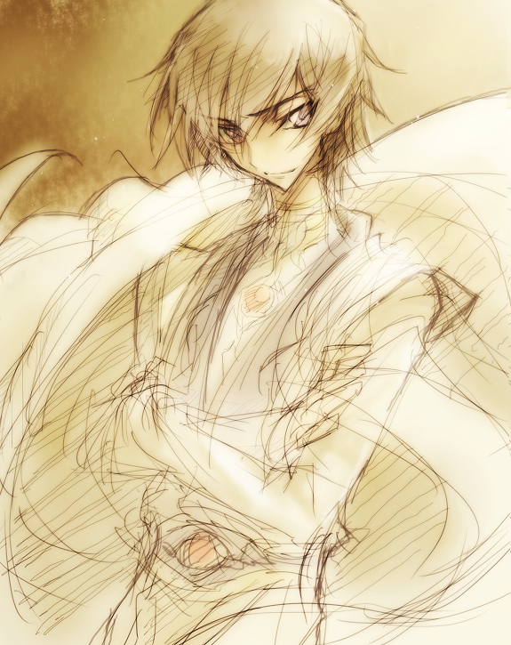 lelouch vi britannia (code geass) drawn by c_(rahit)
