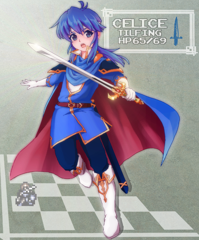 seliph (fire emblem and 1 more) drawn by moshimura