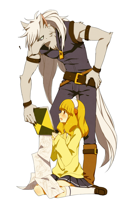 kise yayoi and wolfrun (precure and 1 more) drawn by yow