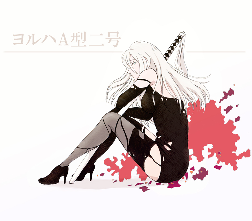 a2 (nier and 1 more) drawn by miyako_(anicon)