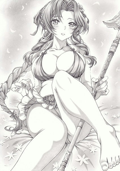 aerith gainsborough (final fantasy and 3 more) drawn by mikuro